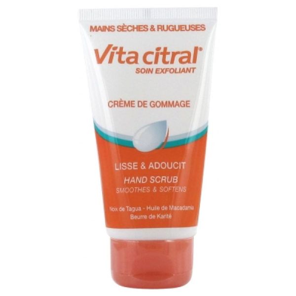 Vita Citral Soin Exfoliant Crème de Gommage Mains Sèches&Rugueuses 75ml