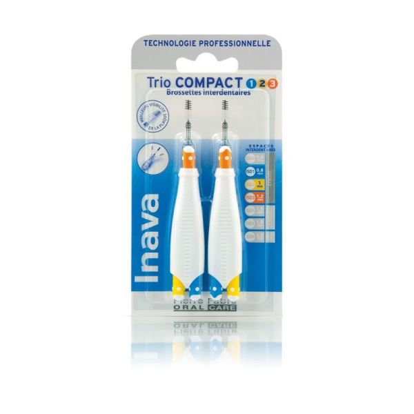 Inava Brossettes  interdentaires Trio Compact 1/2/3  x6