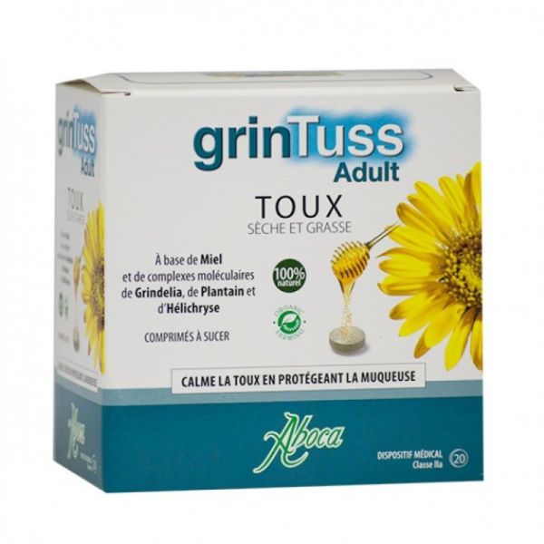 Grintuss Toux Comprimés a sucer x20 aboca