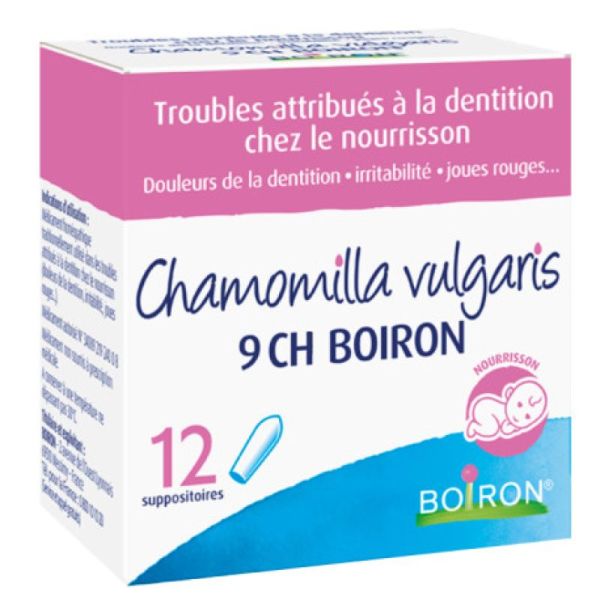 BOIRON Chamomilla Vulgaris 9ch x12 suppositoires