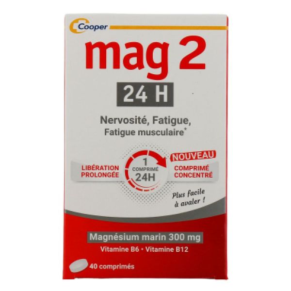 Mag 2 24h 40 comprimés