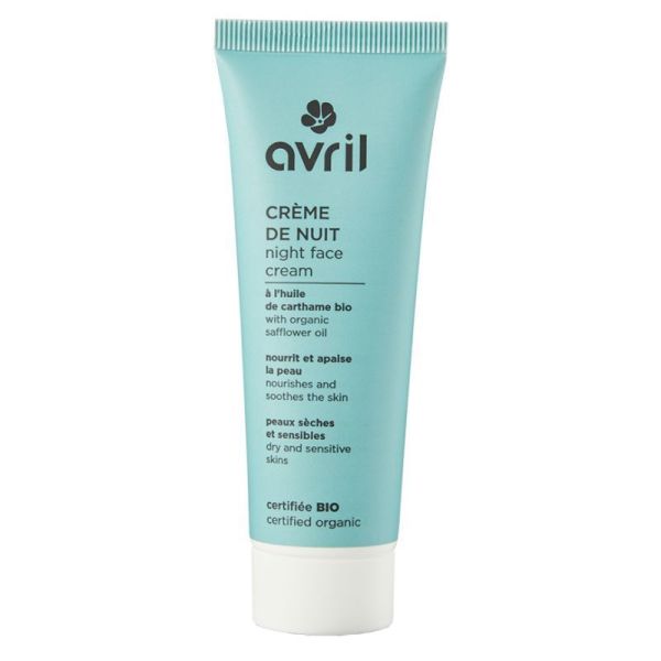 CRÈME DE NUIT PEAUX SÈCHES & SENSIBLES 50 ML - CERTIFIÉE BIO