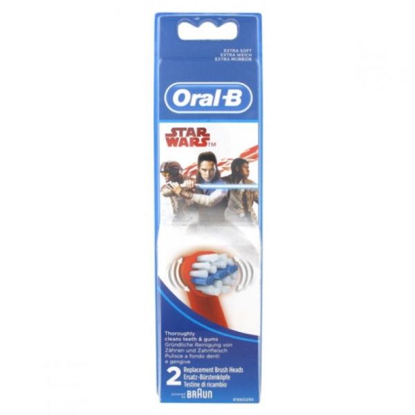 Oral-B Brossettes Kids Star Wars 2 têtes