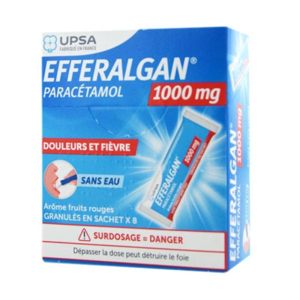 Efferalgan 1000mg Granules Sachets