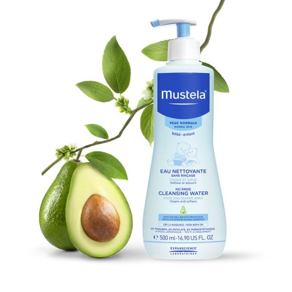 Mustela Bébé Eau Nettoyante Sans rinçage 500ml