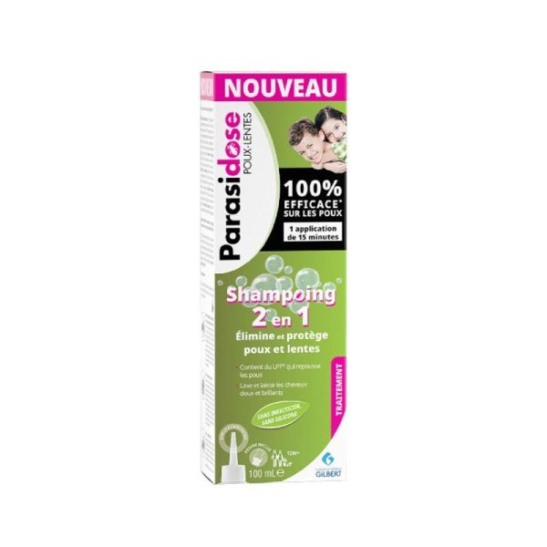 PARASIDOSE SHAMPOING POUX 2 EN 1 100ML + PEIGNE