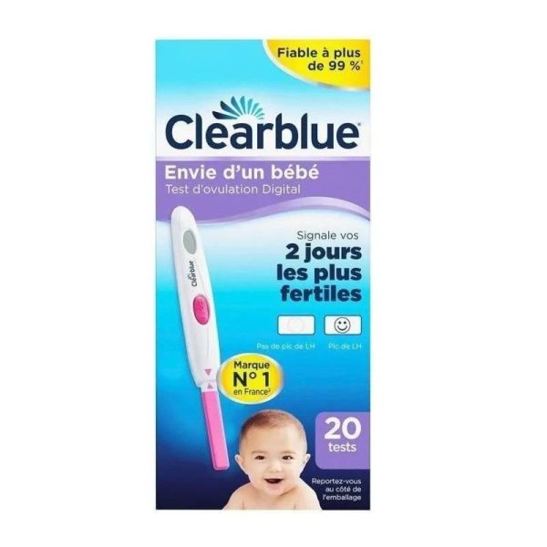 CLEARBLUE Test Ovulation Digitale x20 tests