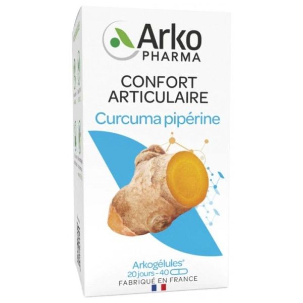 confort articulaire curcuma piperine bt 40