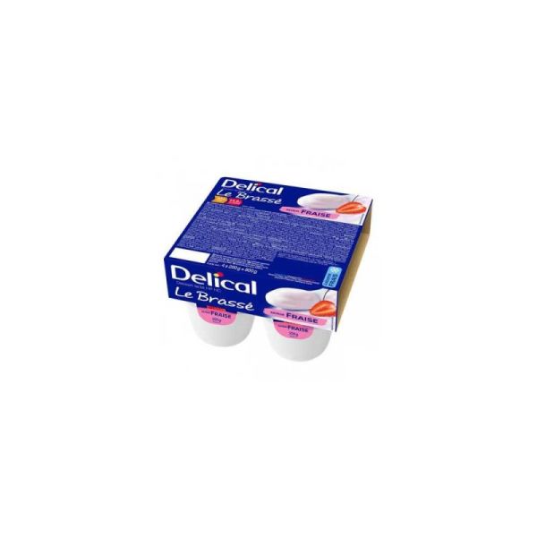 Delical Brassé Hphc Fraise 4x200ml