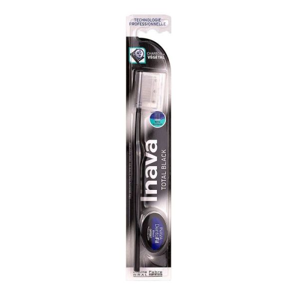 Brosse a dents Inava Total Black 15/100 ultra souple