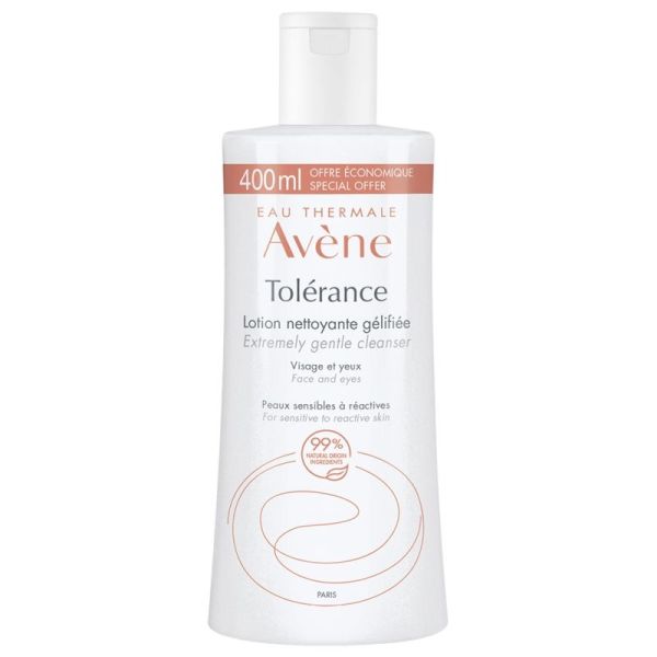 TOLERANCE Lotion Nettoyante Gélifiée 400 ml