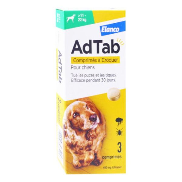 Ad Tab 450mg Chien 11-22kg