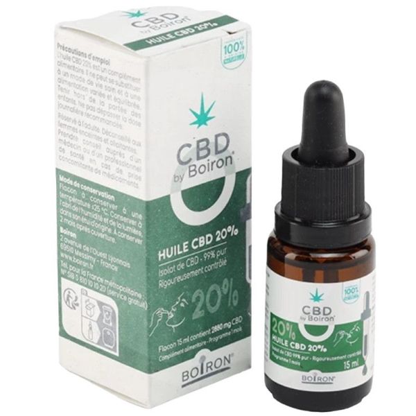 CBD By Boiron Huile CBD 20% 15ml