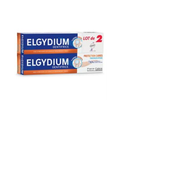 ELGYDIUM Dentifrice Protection Caries 2x75ml