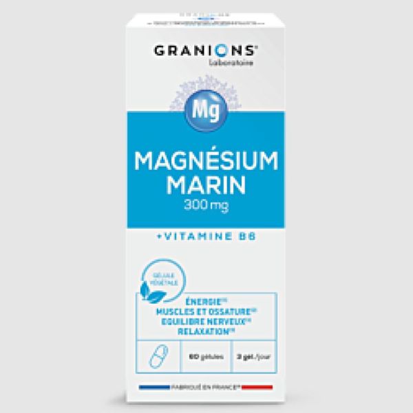 Granions Magnésium Marin 300mg 60 gélules