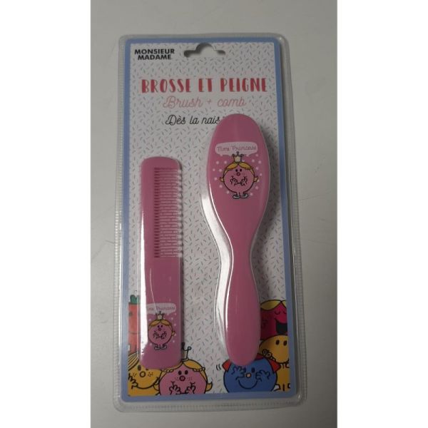 Brosse et Peigne à Cheveux Monsieur/Madame dés la naissance