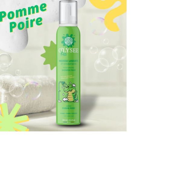 O'LYSEE Kids Mousse Lavante Pomme/Poire 250ml