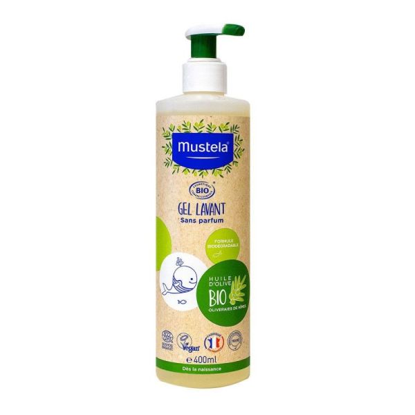 Mustela bébé Gel Lavant Bio 400ml