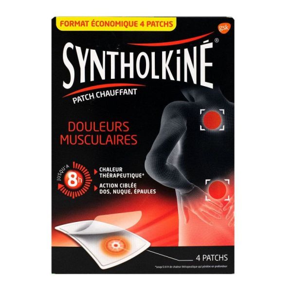 Syntholkine Patch Chauffant Petit modèle x4