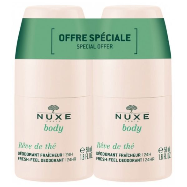 BODY Rêve de Thé Déodorant Fraîcheur 24H 2x50 ml