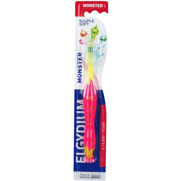 brosse a dents monster souple 2/6 ans