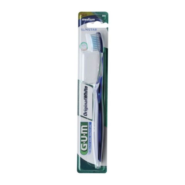 Gum Brosse à dents Original White Medium 563