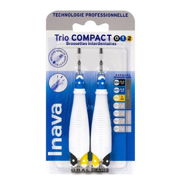 Inava Brossettes  interdentaires Trio compact 0/1/2 x6