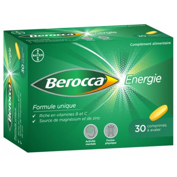 Berocca Energie 30 comprimés à avaler