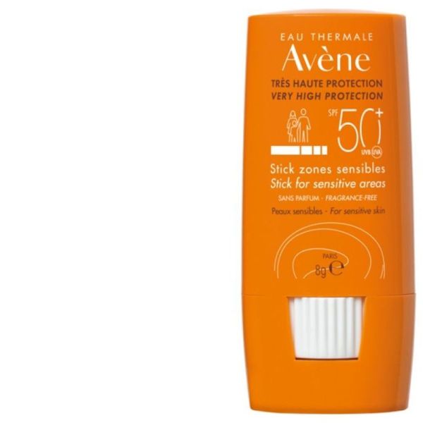 Avene-solaire Stick SPF50+ Zone Sensible 8g