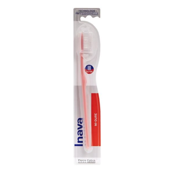 Brosse a dents Inava Mi-dur 25/100