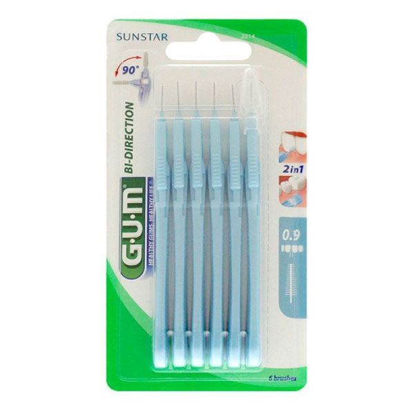 Gum Brossette Bi-direction Conique x6 0.9mm 2314