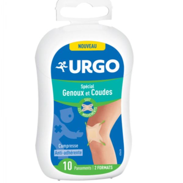 Urgo pansements spécial genoux et coudes x10