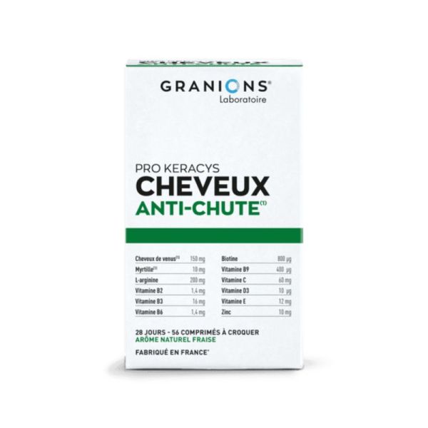 Granions Pro Keracys Cheveux Anti-Chute 56 comprimés à croquer