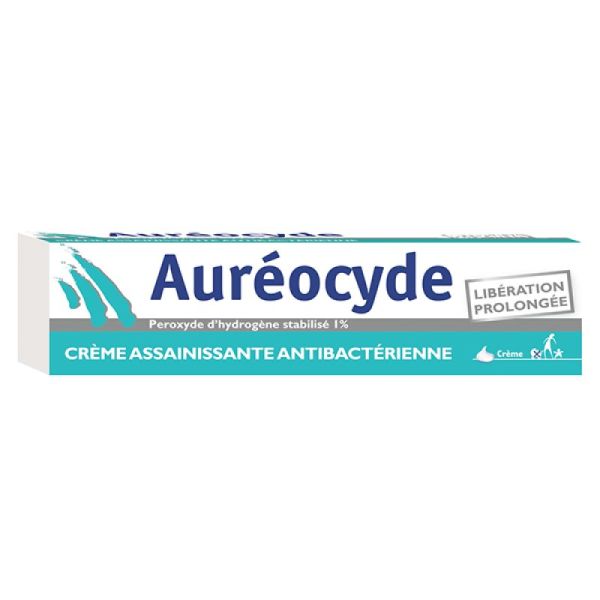 Aureocyde Cooper Crème apaisante, assainisante et antibactérienne 15g