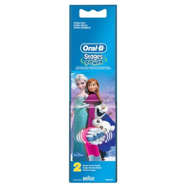 Oral-B Brossette Kids Reine des Neiges 2 têtes