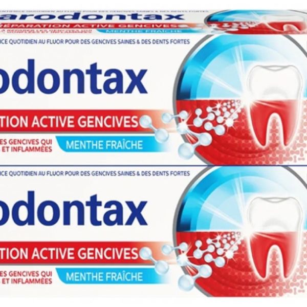 PARODONTAX DENTIFRICE REPAR ACTIV LOT 2X75ML