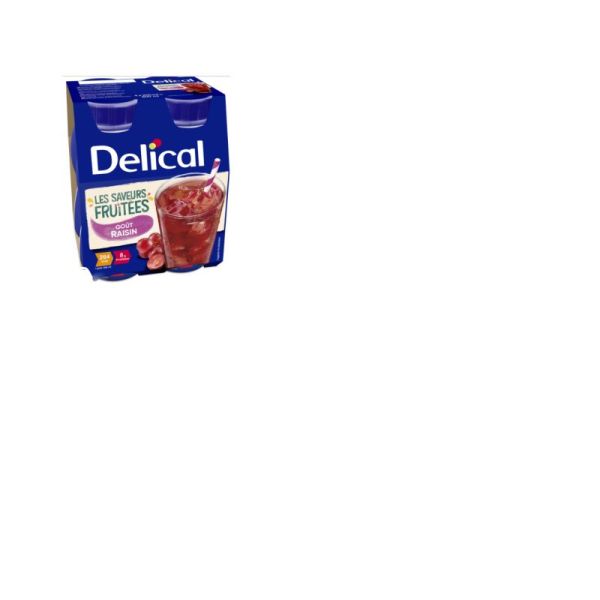 Delical Boisson Fruitée Raisin 4x200ml