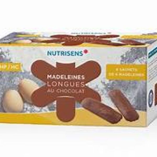 NUTRISENS Madeleines Hp/hc Chocolat 4x6 madeleines