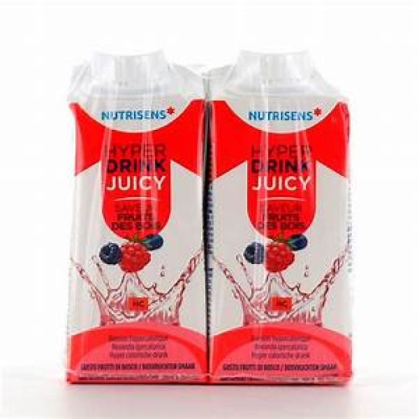 NUTRISENS Hyperdrink Juicy Fruits Bois 4x200ml