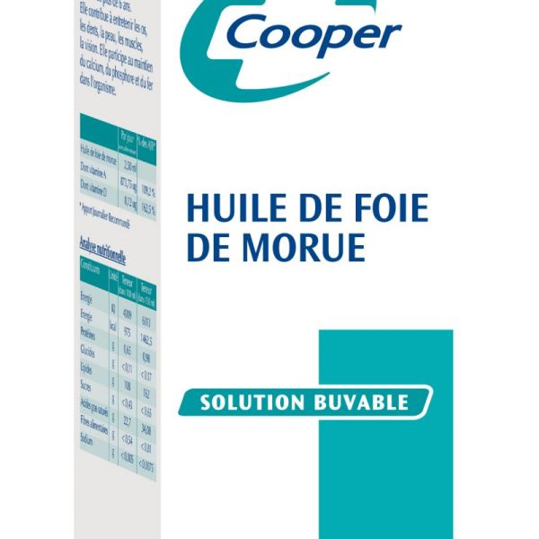 Huile Foie De Morue Cooper 150ml