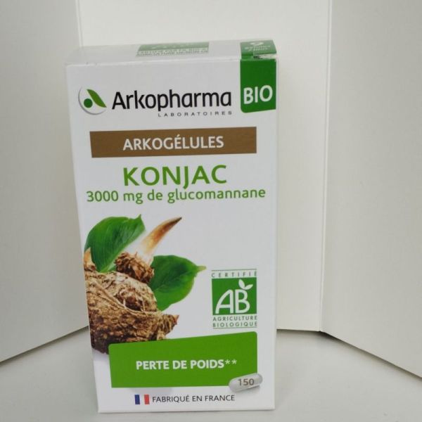 Konjac 3000 mg de glucomannane bt 150