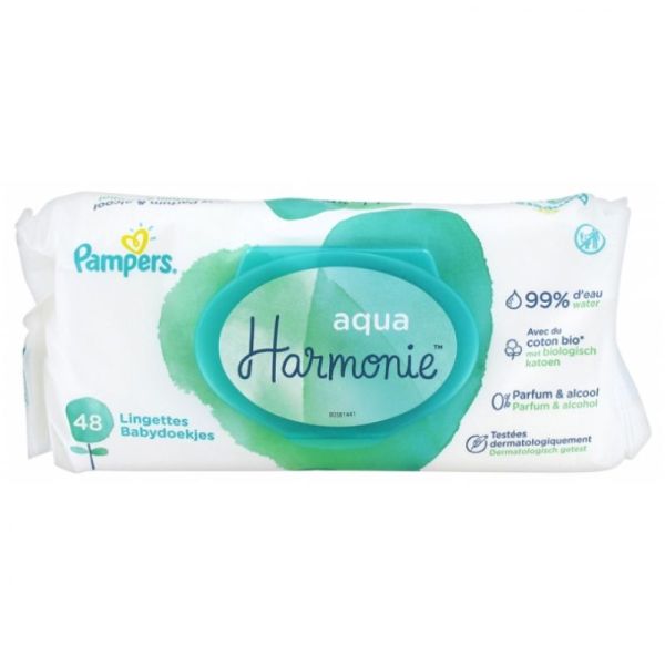 Pampers Aqua Harmonie 48 Lingettes