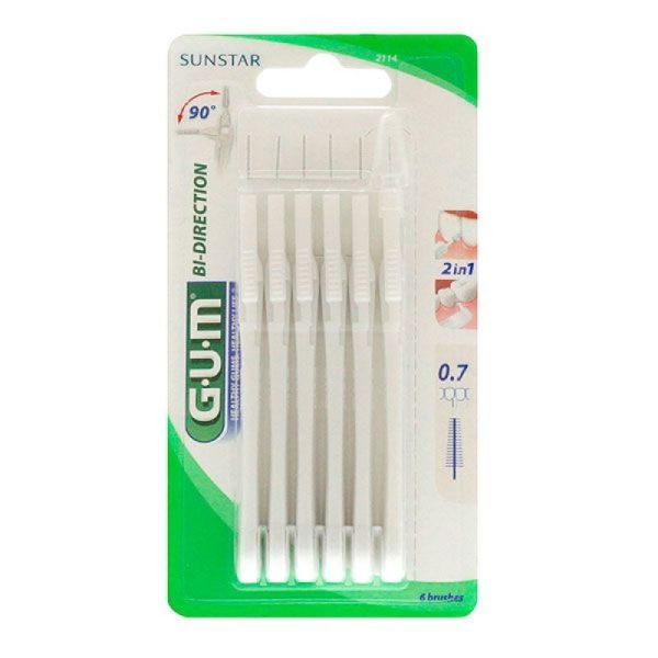 Gum Brossttes Bi-direction  Coniques x6 0.7mm 2114