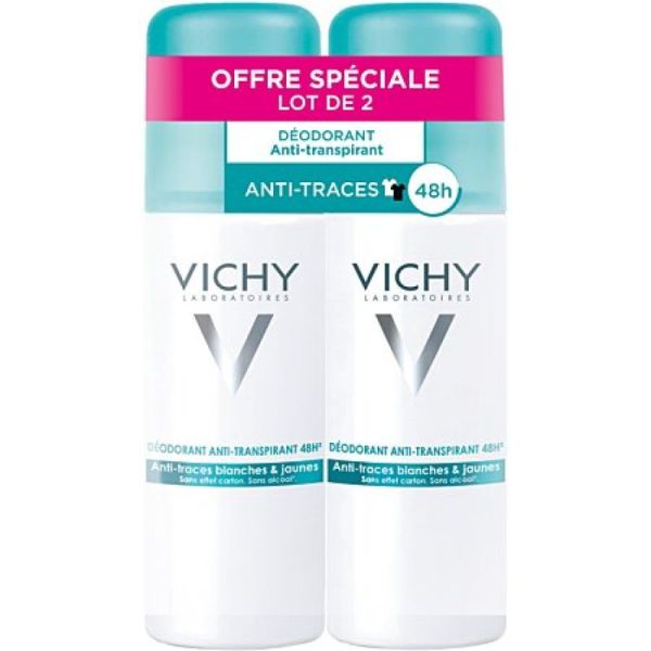 VICHY DEO ANTI TRACES AEROSOLS X2