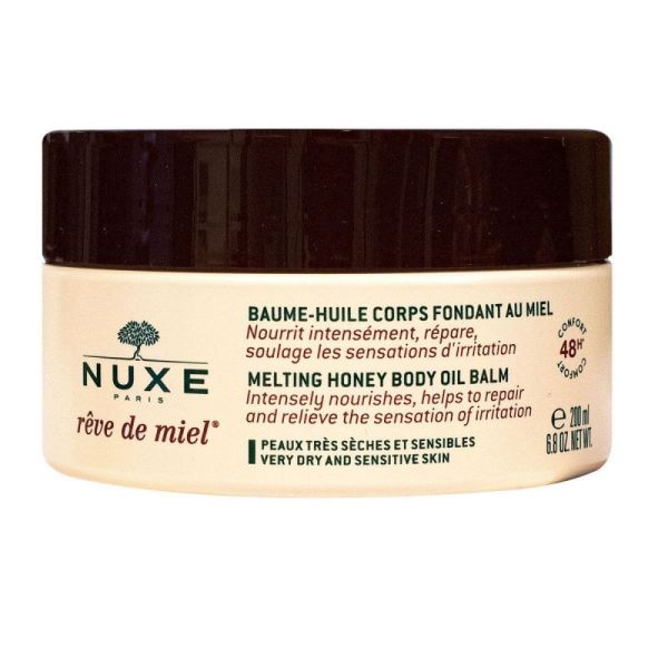 Nuxe Miel Baume Huile corps fondant 200ml