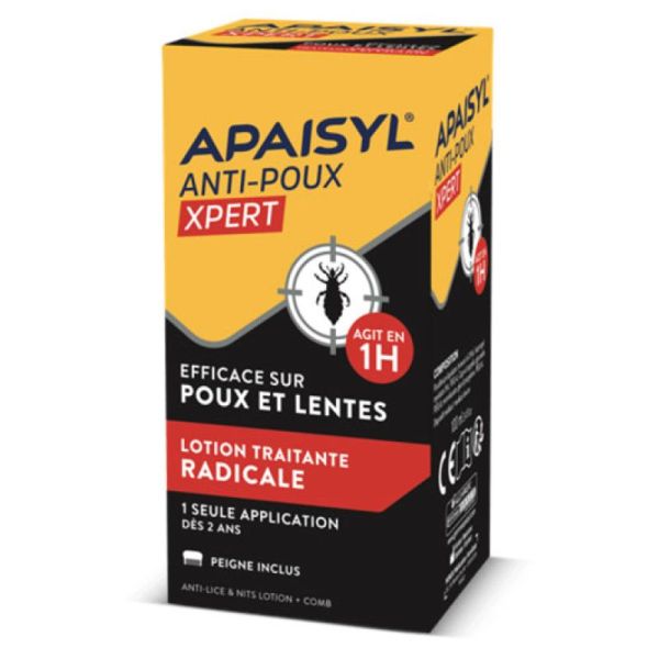 Apaisyl Xpert poux & lentes lotion traitante 100ml