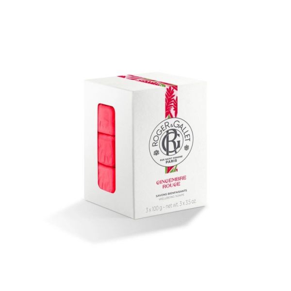 GINGEMBRE ROUGE Coffret Savons Bienfaisants 300 g