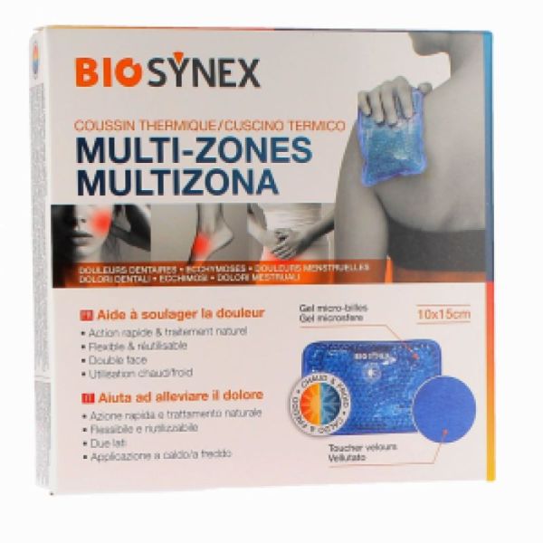 Coussin thermique chaud froid multizones Biosynex - coussin de 10 x 15 cm