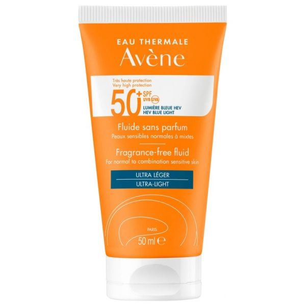 SOLAIRE  SPF50+ Fluide Sans parfum 50ml