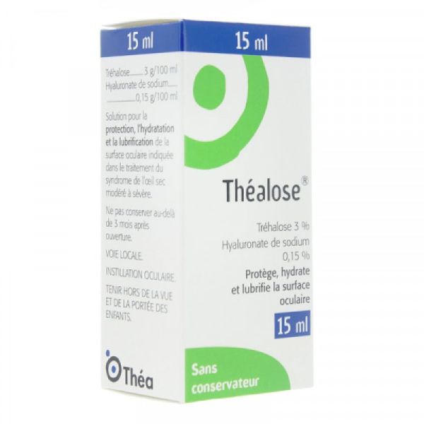 Théalose Lubrifiant Oculaire en solution 15ml